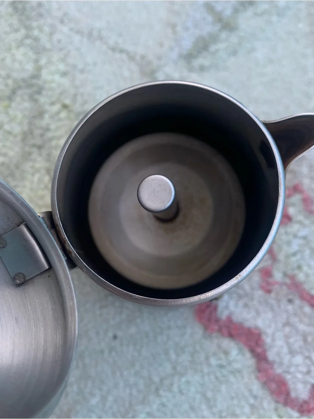 Vintage Bene Casa Stainless Steel Stovetop Espresso Maker / Moka Pot